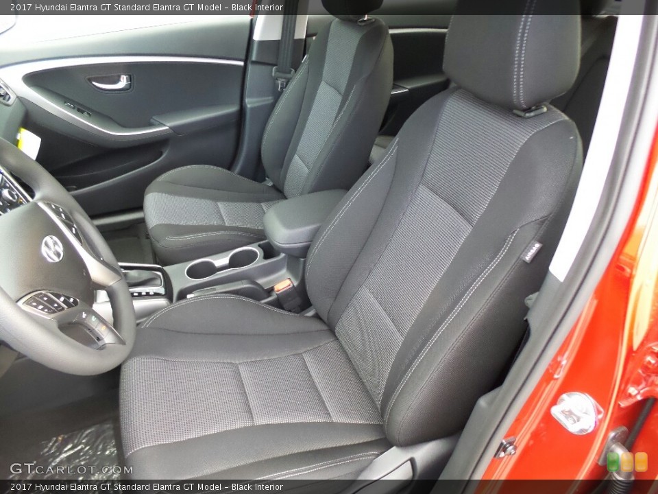 Black 2017 Hyundai Elantra GT Interiors