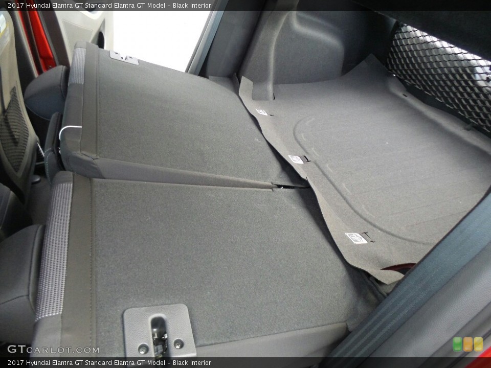 Black Interior Rear Seat for the 2017 Hyundai Elantra GT  #117053006