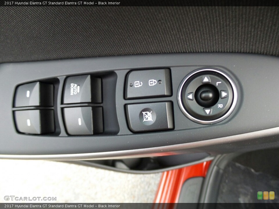Black Interior Controls for the 2017 Hyundai Elantra GT  #117053090
