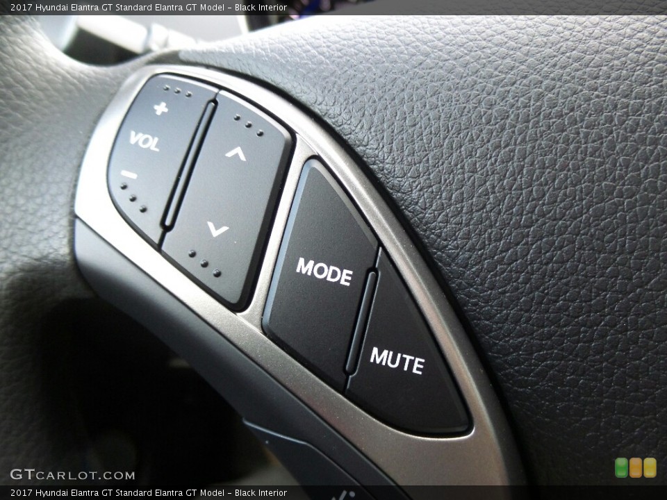 Black Interior Controls for the 2017 Hyundai Elantra GT  #117053327