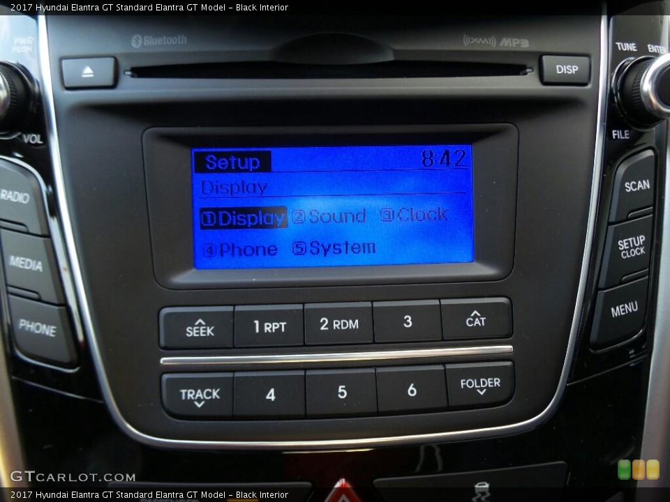 Black Interior Controls for the 2017 Hyundai Elantra GT  #117053534