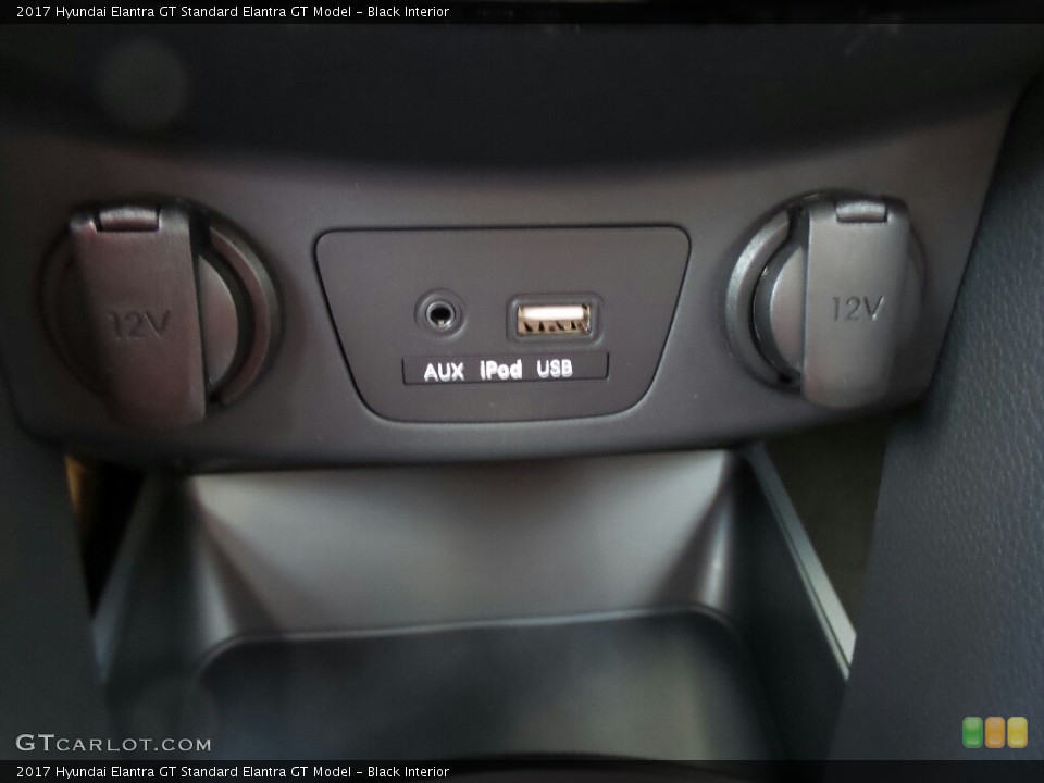 Black Interior Controls for the 2017 Hyundai Elantra GT  #117053582