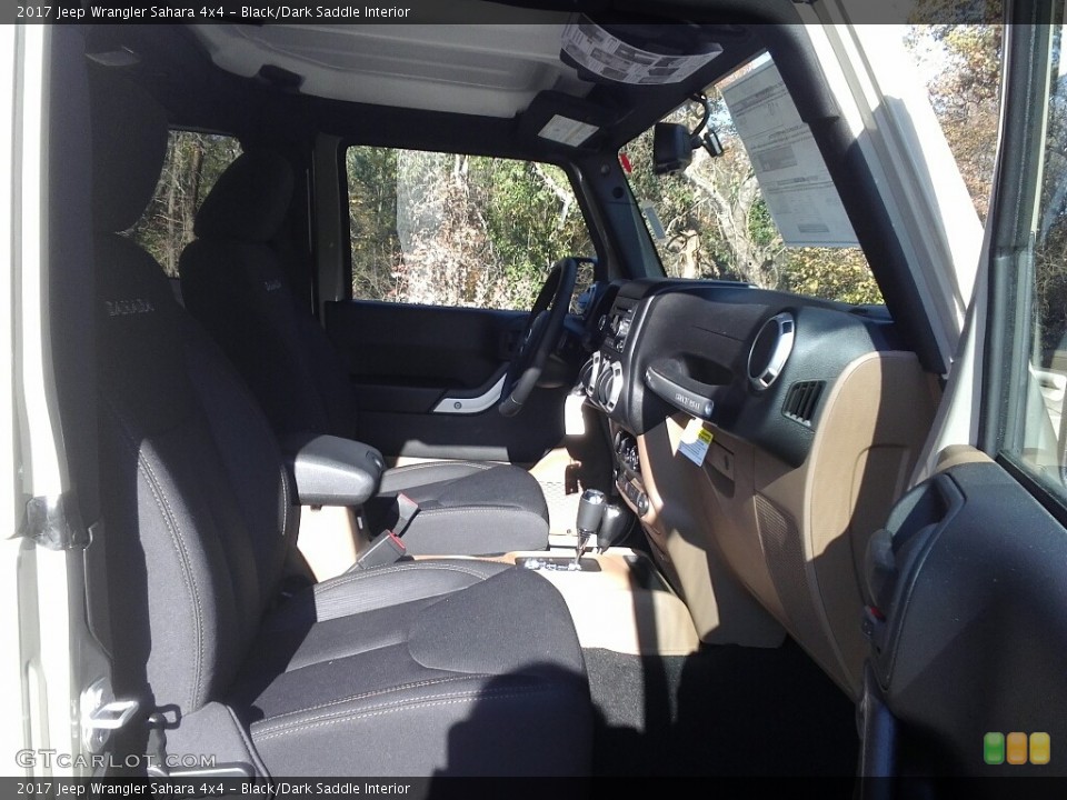 Black/Dark Saddle Interior Photo for the 2017 Jeep Wrangler Sahara 4x4 #117053590