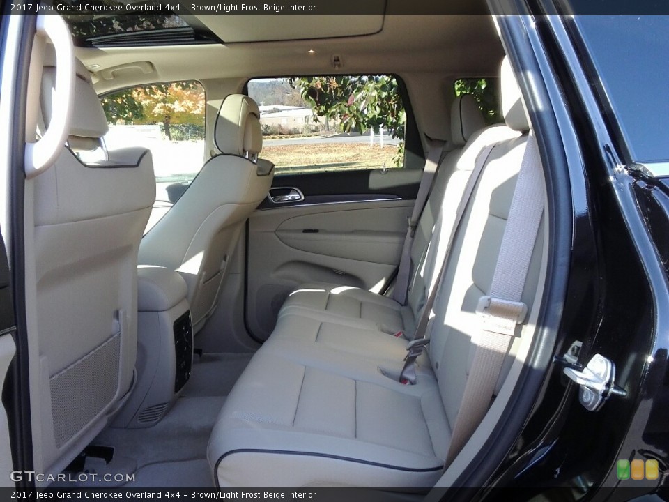 Brown/Light Frost Beige Interior Rear Seat for the 2017 Jeep Grand Cherokee Overland 4x4 #117055130