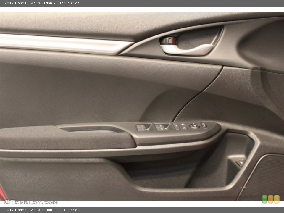 Black Interior Door Panel for the 2017 Honda Civic LX Sedan #117055271