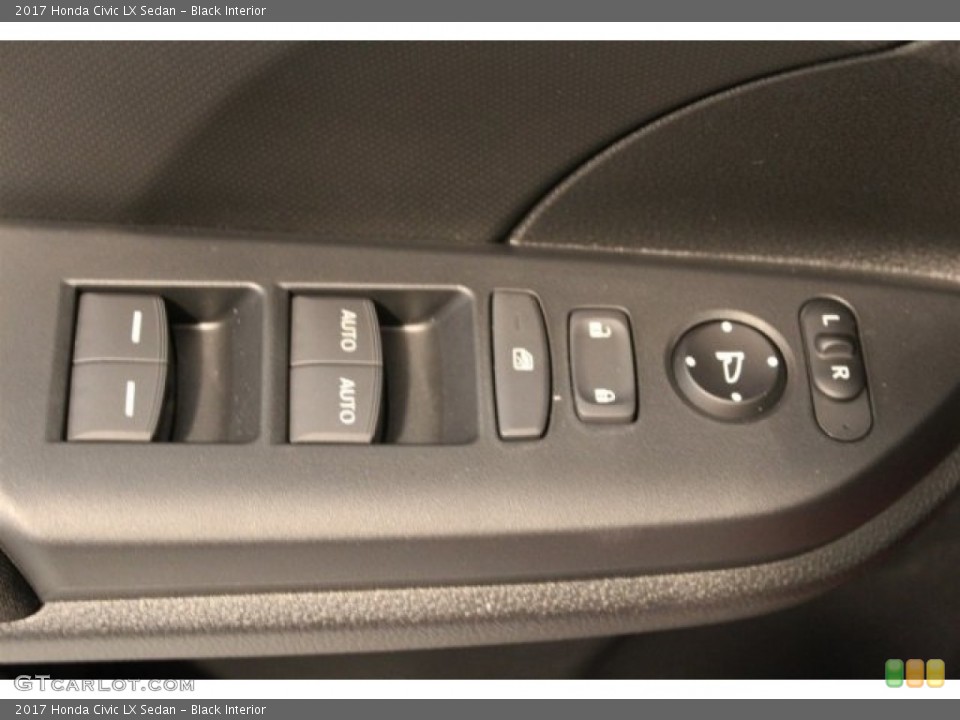 Black Interior Controls for the 2017 Honda Civic LX Sedan #117055280