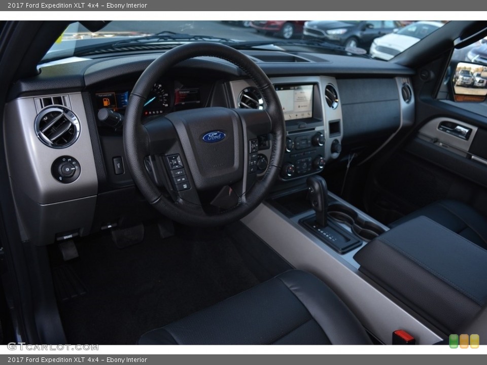 Ebony Interior Photo for the 2017 Ford Expedition XLT 4x4 #117055289