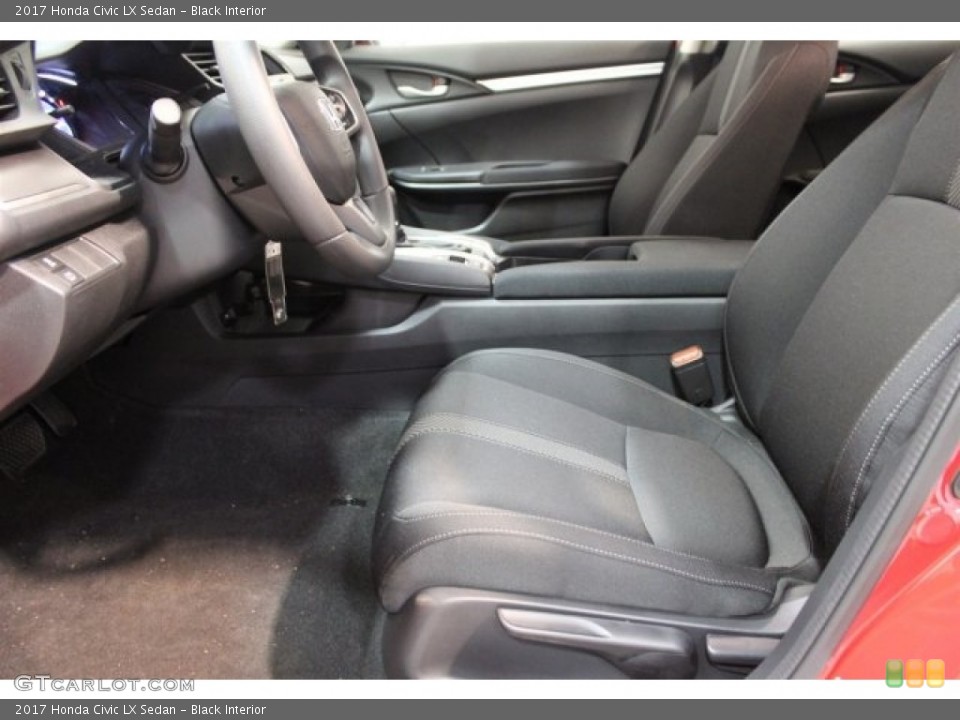 Black Interior Front Seat for the 2017 Honda Civic LX Sedan #117055295