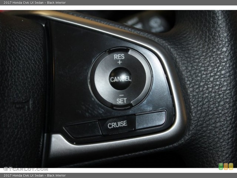 Black Interior Controls for the 2017 Honda Civic LX Sedan #117055352