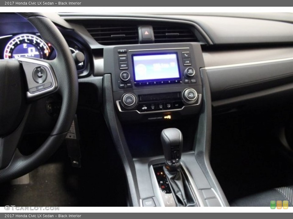 Black Interior Dashboard for the 2017 Honda Civic LX Sedan #117055370