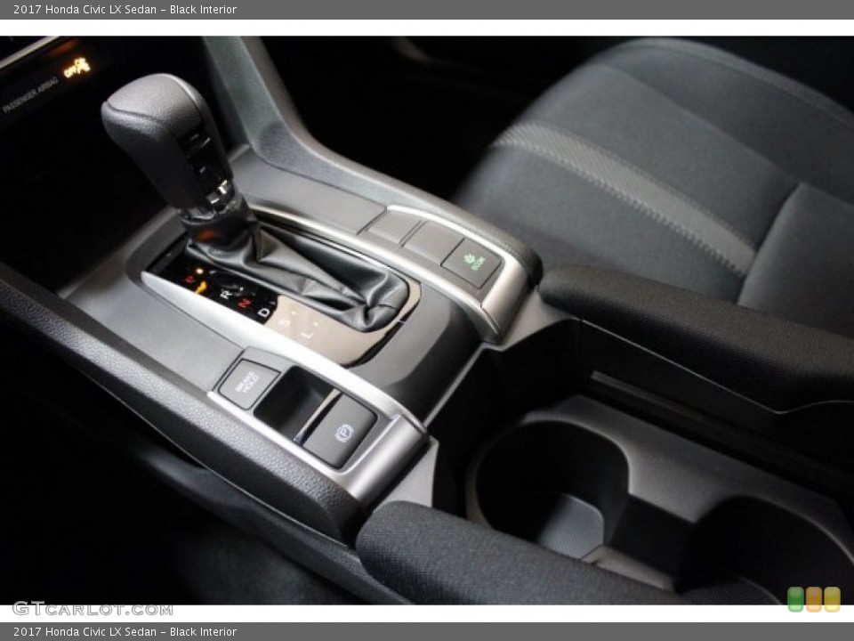 Black Interior Transmission for the 2017 Honda Civic LX Sedan #117055427