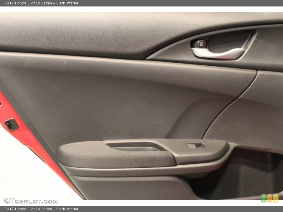 Black Interior Door Panel for the 2017 Honda Civic LX Sedan #117055454