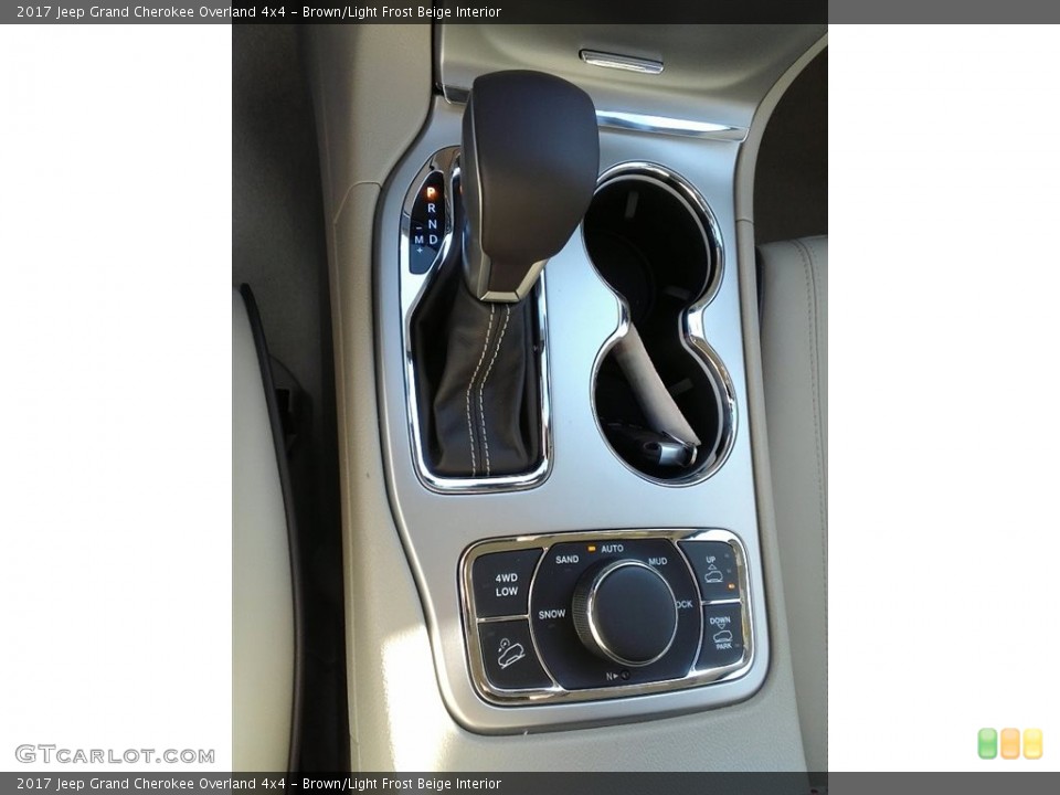 Brown/Light Frost Beige Interior Transmission for the 2017 Jeep Grand Cherokee Overland 4x4 #117055807
