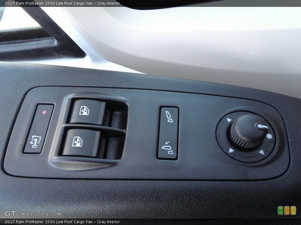 Gray Interior Controls for the 2017 Ram ProMaster 1500 Low Roof Cargo Van #117055988