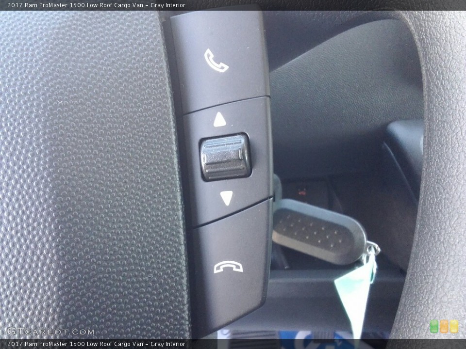 Gray Interior Controls for the 2017 Ram ProMaster 1500 Low Roof Cargo Van #117056471