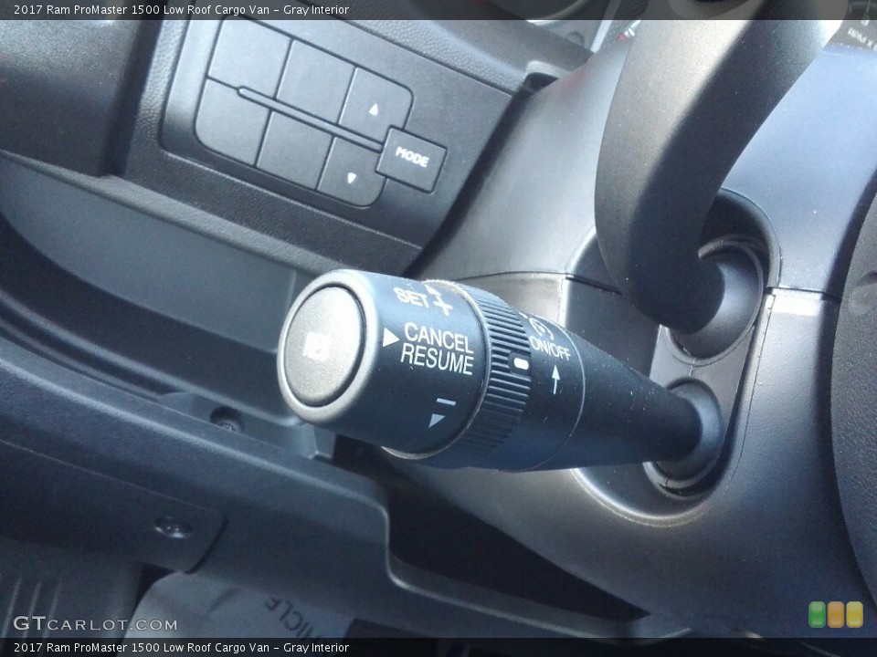 Gray Interior Controls for the 2017 Ram ProMaster 1500 Low Roof Cargo Van #117056498