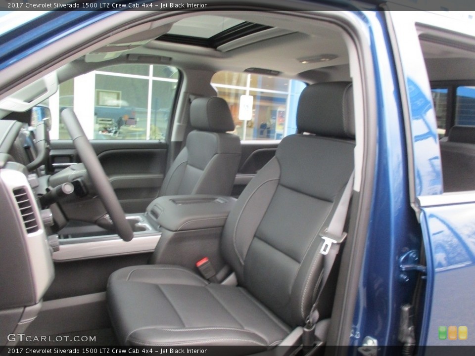 Jet Black Interior Front Seat for the 2017 Chevrolet Silverado 1500 LTZ Crew Cab 4x4 #117059840