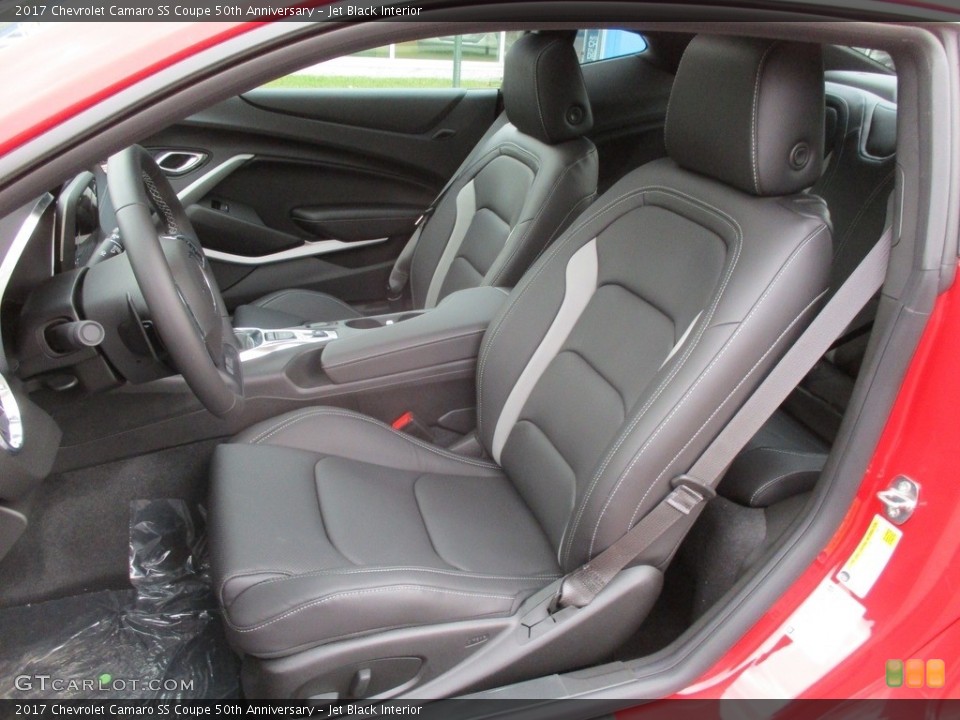 Jet Black Interior Front Seat for the 2017 Chevrolet Camaro SS Coupe 50th Anniversary #117060413