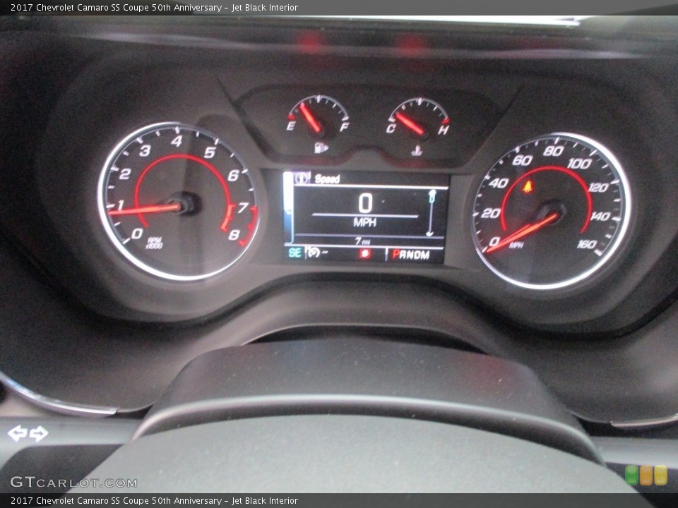 Jet Black Interior Gauges for the 2017 Chevrolet Camaro SS Coupe 50th Anniversary #117060500