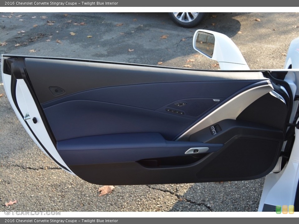 Twilight Blue Interior Door Panel for the 2016 Chevrolet Corvette Stingray Coupe #117061913