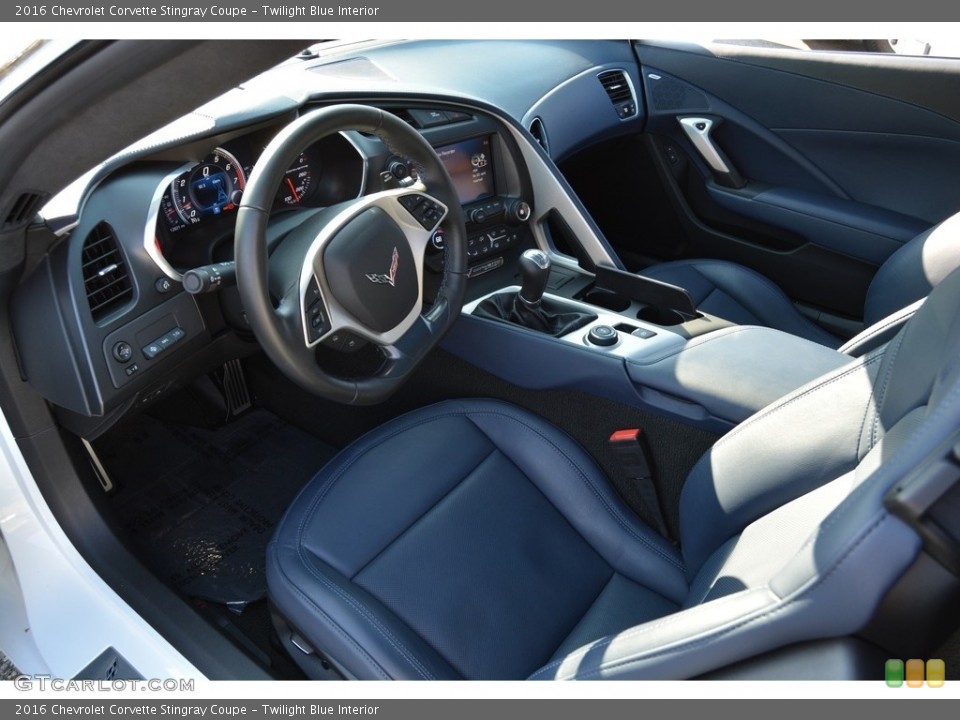 Twilight Blue Interior Prime Interior for the 2016 Chevrolet Corvette Stingray Coupe #117061922