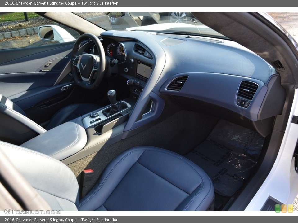 Twilight Blue Interior Photo for the 2016 Chevrolet Corvette Stingray Coupe #117062009