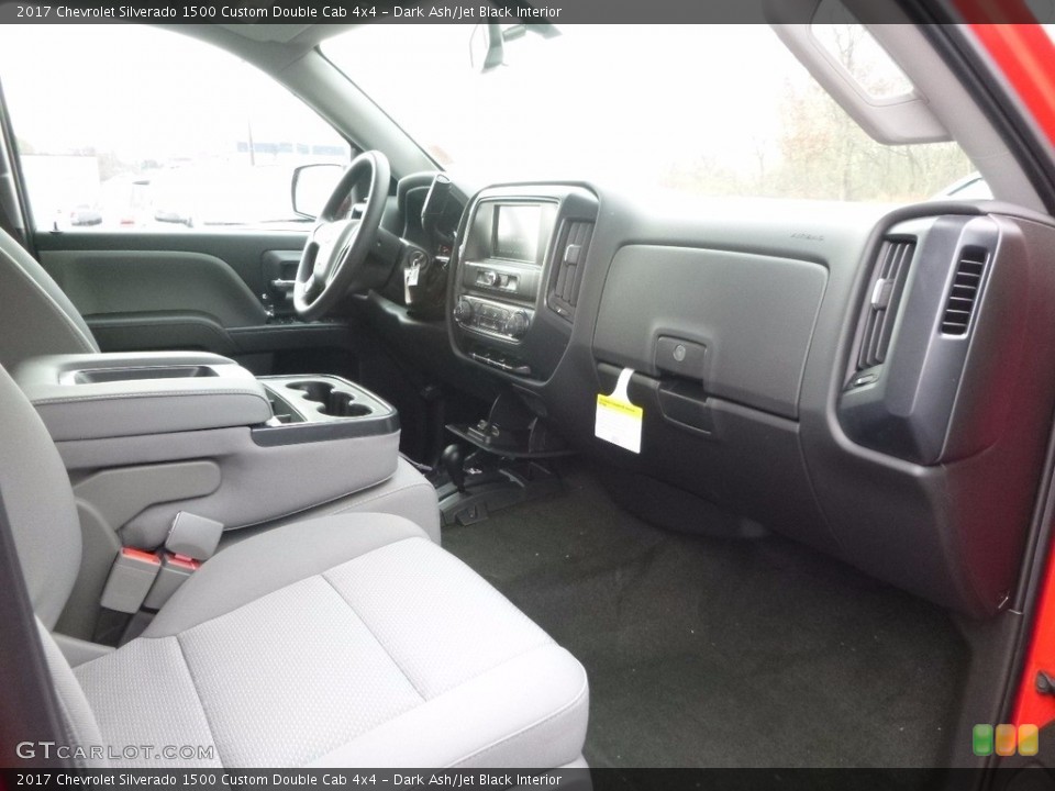 Dark Ash/Jet Black Interior Photo for the 2017 Chevrolet Silverado 1500 Custom Double Cab 4x4 #117064575