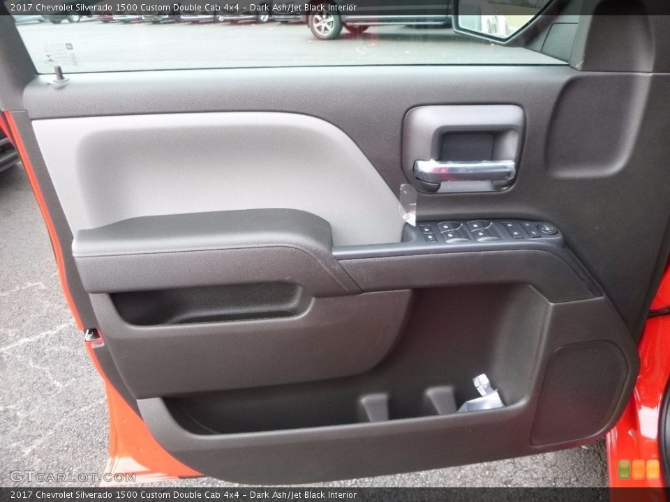 Dark Ash/Jet Black Interior Door Panel for the 2017 Chevrolet Silverado 1500 Custom Double Cab 4x4 #117064788