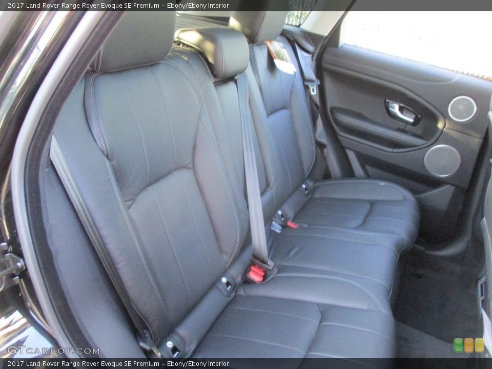 Ebony/Ebony Interior Rear Seat for the 2017 Land Rover Range Rover Evoque SE Premium #117065046