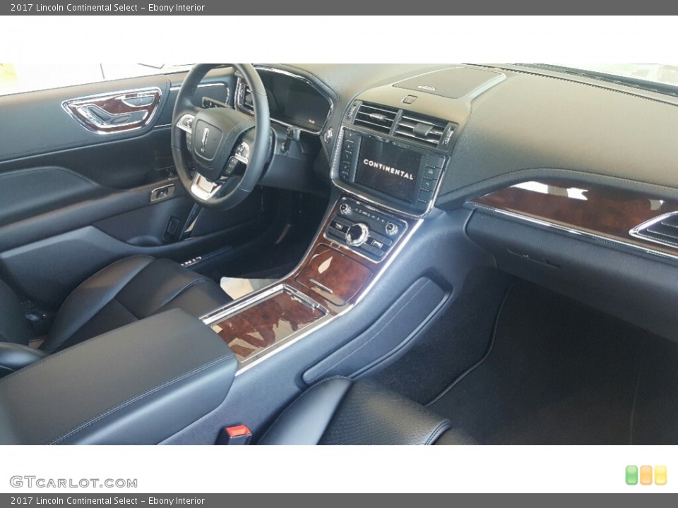 Ebony Interior Photo for the 2017 Lincoln Continental Select #117067590
