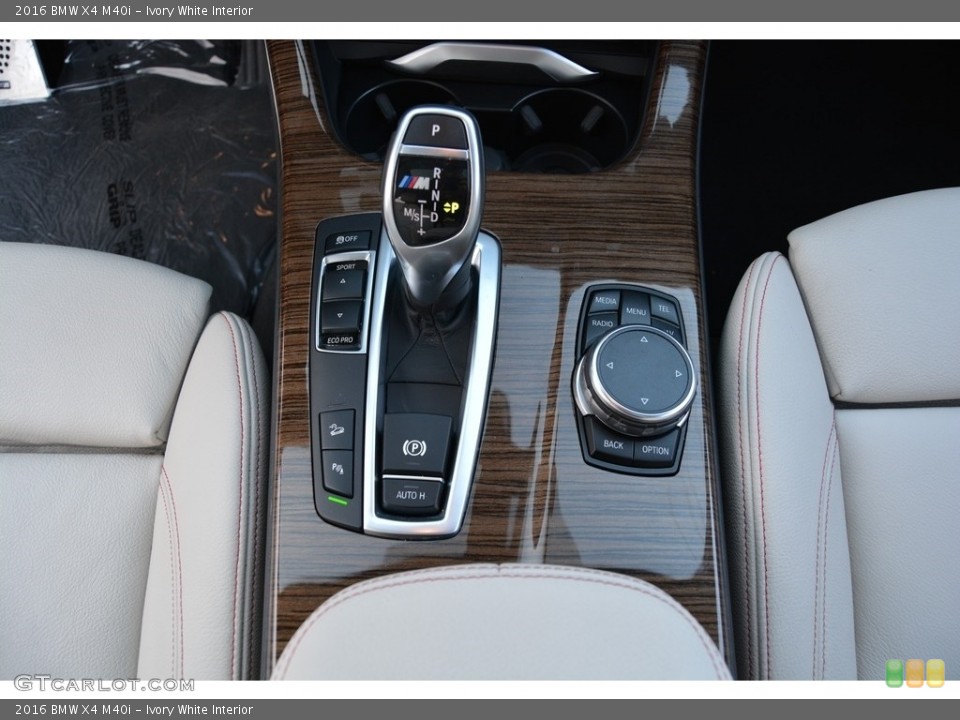 Ivory White Interior Transmission for the 2016 BMW X4 M40i #117067788