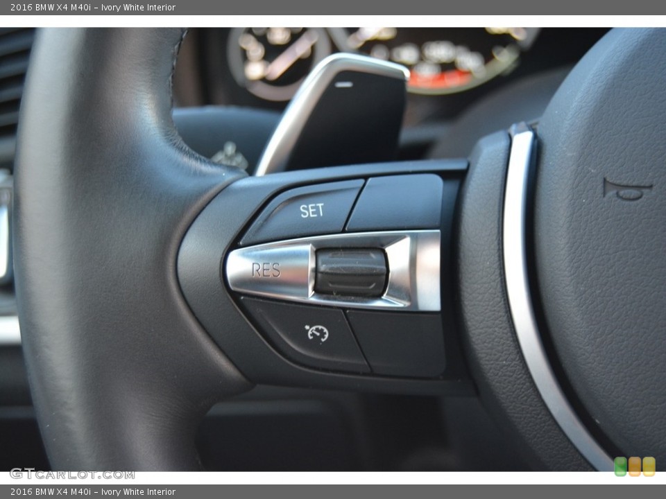 Ivory White Interior Controls for the 2016 BMW X4 M40i #117067836