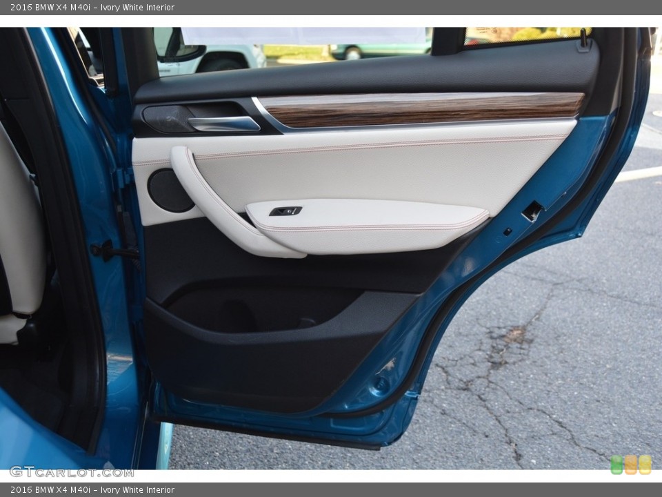 Ivory White Interior Door Panel for the 2016 BMW X4 M40i #117067947