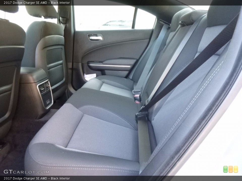 Black Interior Rear Seat for the 2017 Dodge Charger SE AWD #117069600