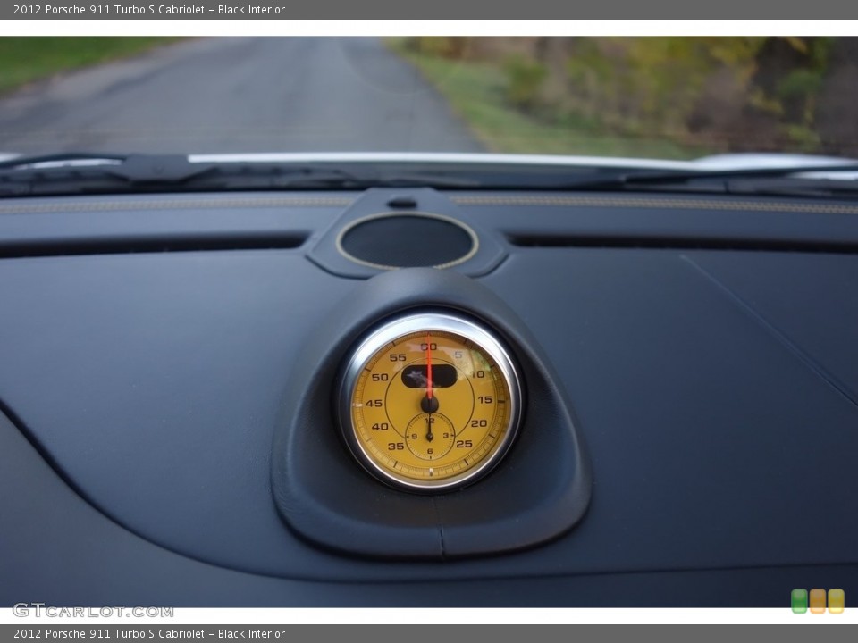 Black Interior Gauges for the 2012 Porsche 911 Turbo S Cabriolet #117074580