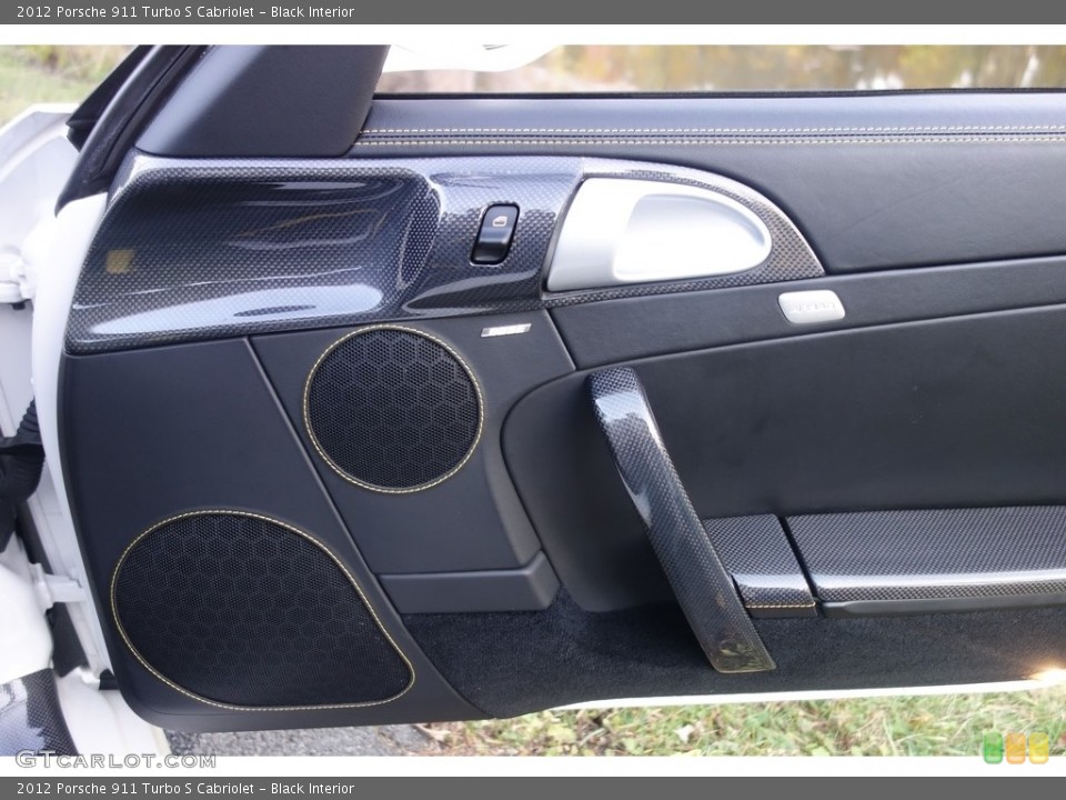 Black Interior Door Panel for the 2012 Porsche 911 Turbo S Cabriolet #117074733