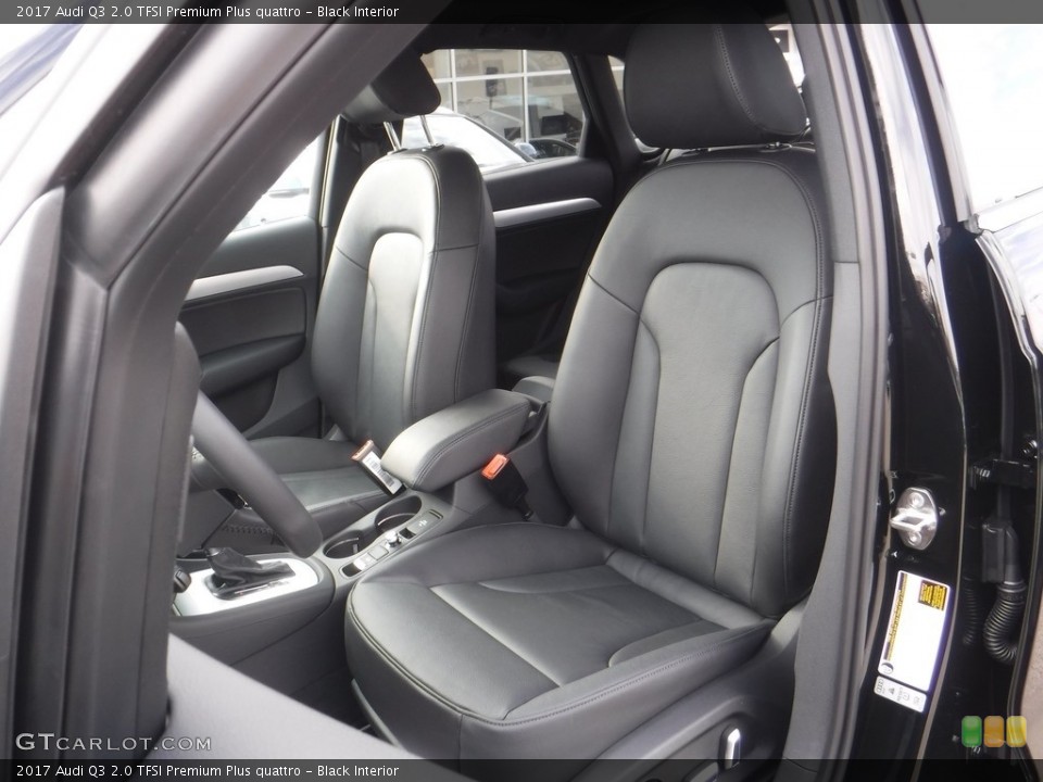 Black Interior Front Seat for the 2017 Audi Q3 2.0 TFSI Premium Plus quattro #117074934