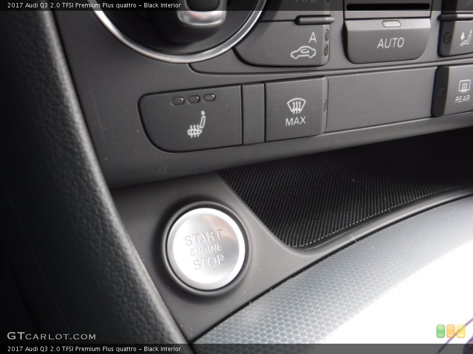Black Interior Controls for the 2017 Audi Q3 2.0 TFSI Premium Plus quattro #117075072