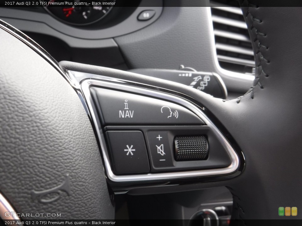 Black Interior Controls for the 2017 Audi Q3 2.0 TFSI Premium Plus quattro #117075189