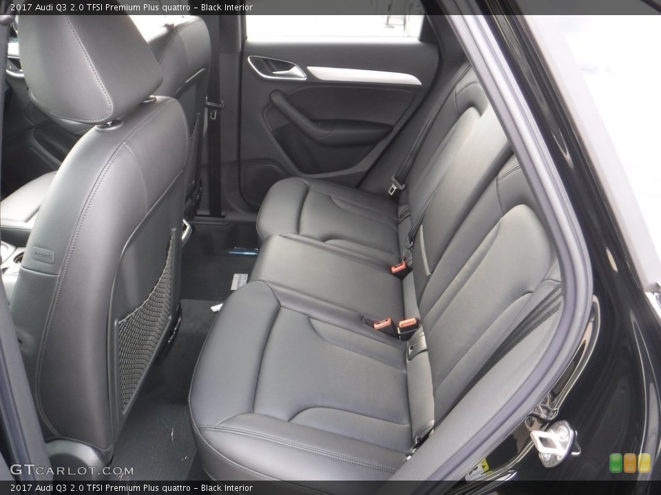 Black Interior Rear Seat for the 2017 Audi Q3 2.0 TFSI Premium Plus quattro #117075207