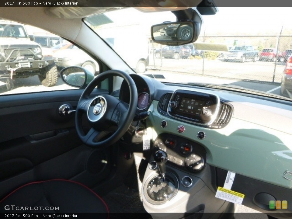 Nero (Black) Interior Dashboard for the 2017 Fiat 500 Pop #117076539