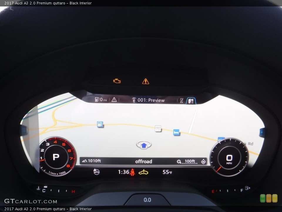 Black Interior Navigation for the 2017 Audi A3 2.0 Premium quttaro #117077160