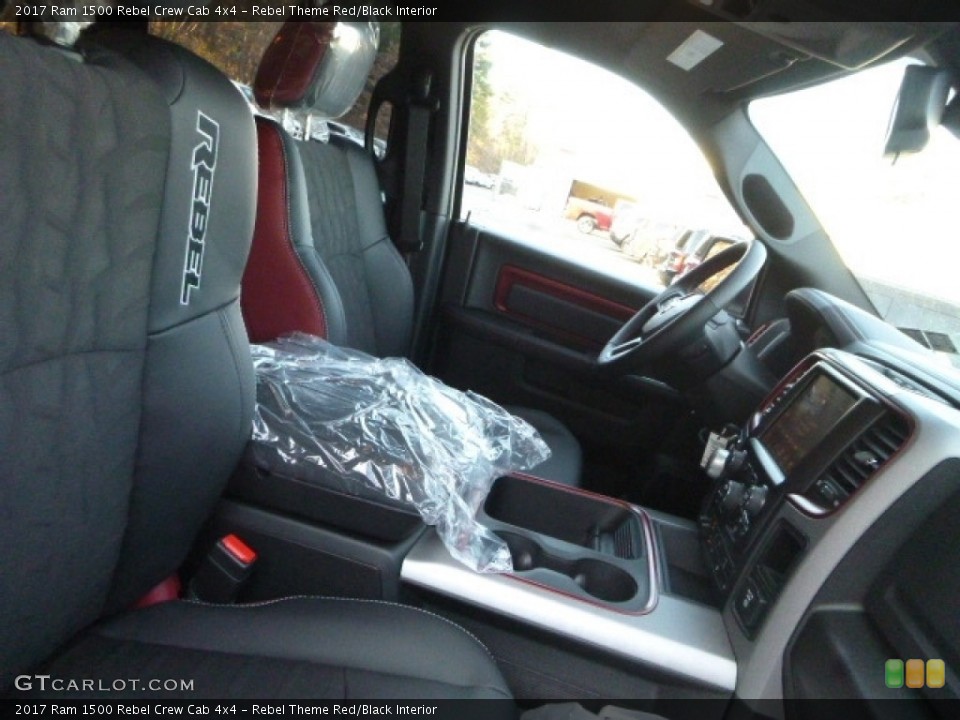 Rebel Theme Red/Black Interior Photo for the 2017 Ram 1500 Rebel Crew Cab 4x4 #117080886