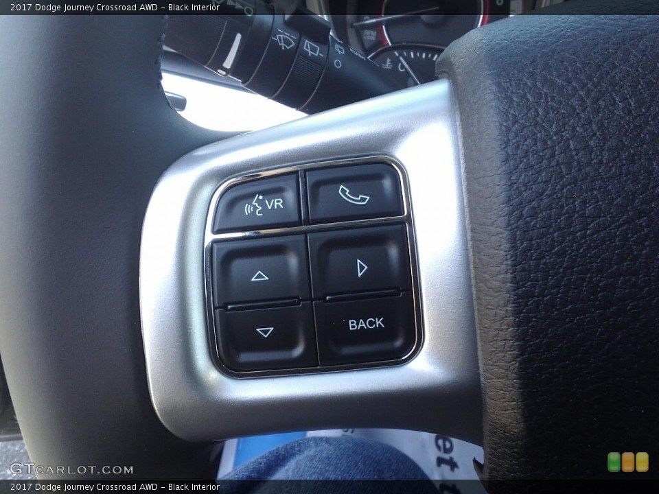 Black Interior Controls for the 2017 Dodge Journey Crossroad AWD #117081285