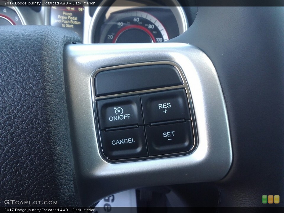 Black Interior Controls for the 2017 Dodge Journey Crossroad AWD #117081318