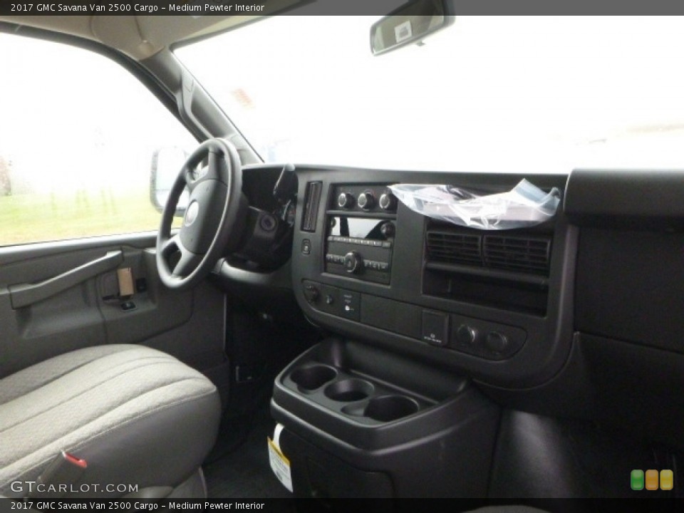 Medium Pewter Interior Dashboard for the 2017 GMC Savana Van 2500 Cargo #117085248