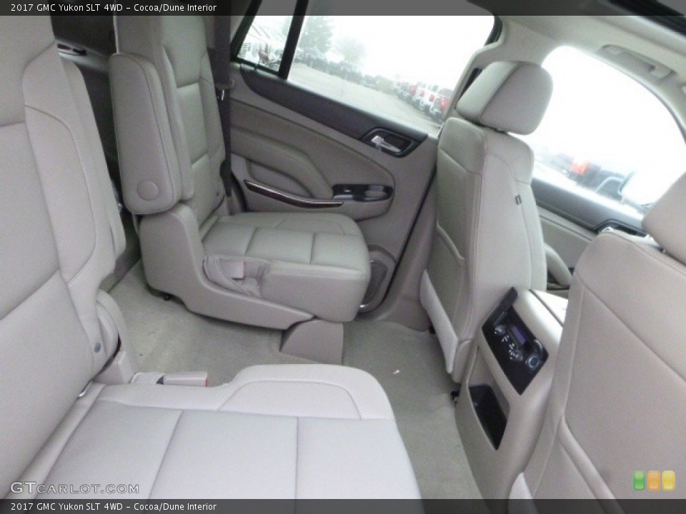 Cocoa/Dune Interior Rear Seat for the 2017 GMC Yukon SLT 4WD #117085494