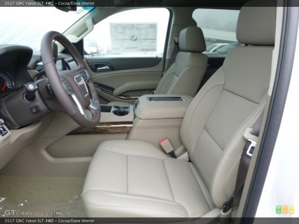 Cocoa/Dune Interior Photo for the 2017 GMC Yukon SLT 4WD #117085569