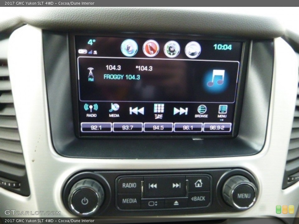 Cocoa/Dune Interior Controls for the 2017 GMC Yukon SLT 4WD #117085614