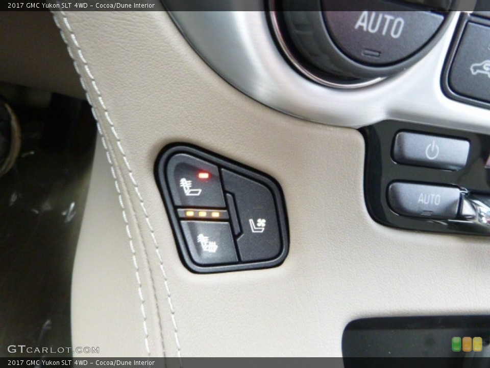 Cocoa/Dune Interior Controls for the 2017 GMC Yukon SLT 4WD #117085644
